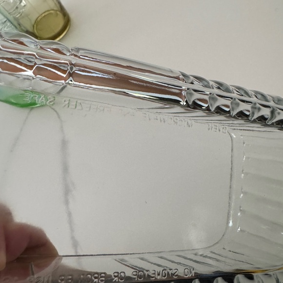 Vtg ANCHOR HOCKING Ribbed Glass Dish - Picture 12 of 12